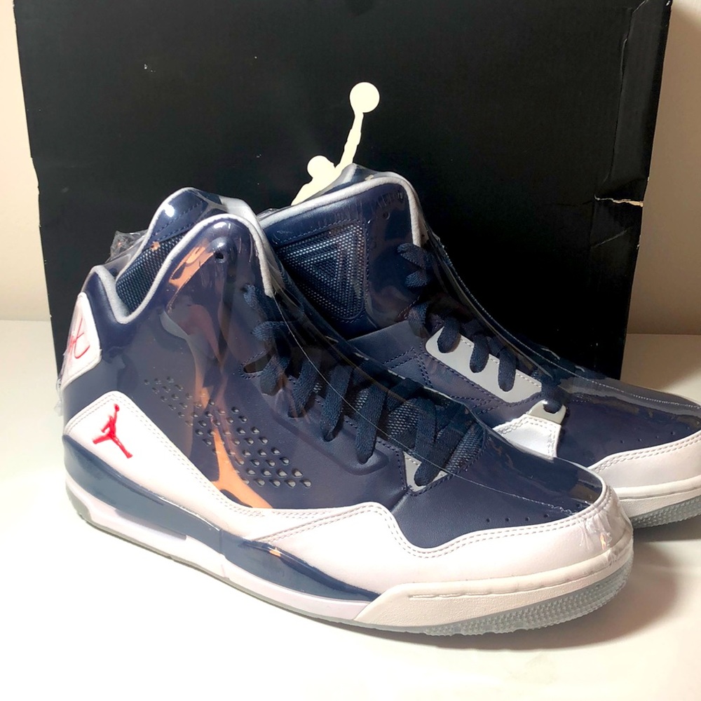 Jordan Flight SC-3 Midnight Navy, Red Jumpman Men’s shoes Size 10
